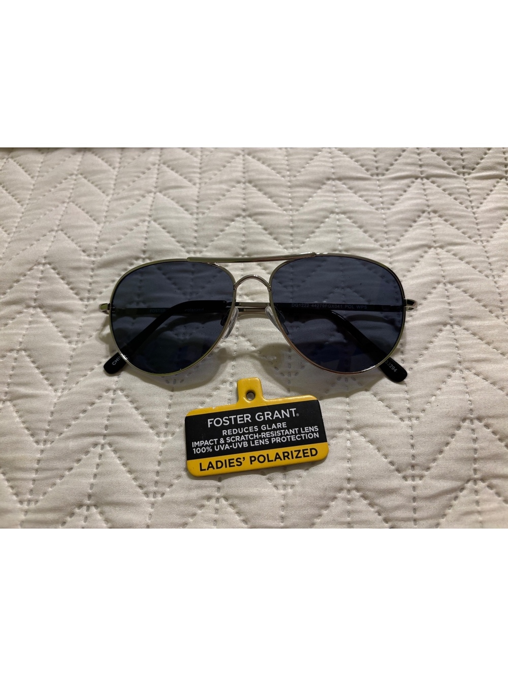 #36-Foster Grant Ladies' Polarized Aviator Sunglasses